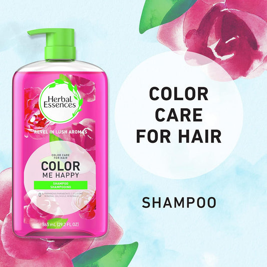 Herbal Essences Shampoo For Colored Hair, Paraben-Free, Color Me Happy, 29.2 Fl Oz