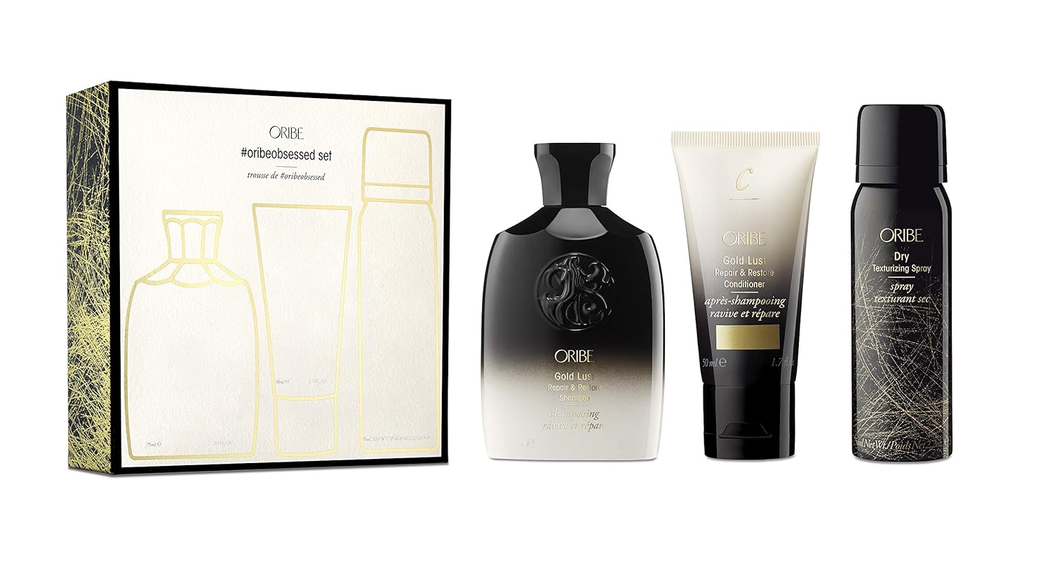 Oribe Obsessed Set , 3 Count (Pack Of 1) (Packaging May Vary), Black