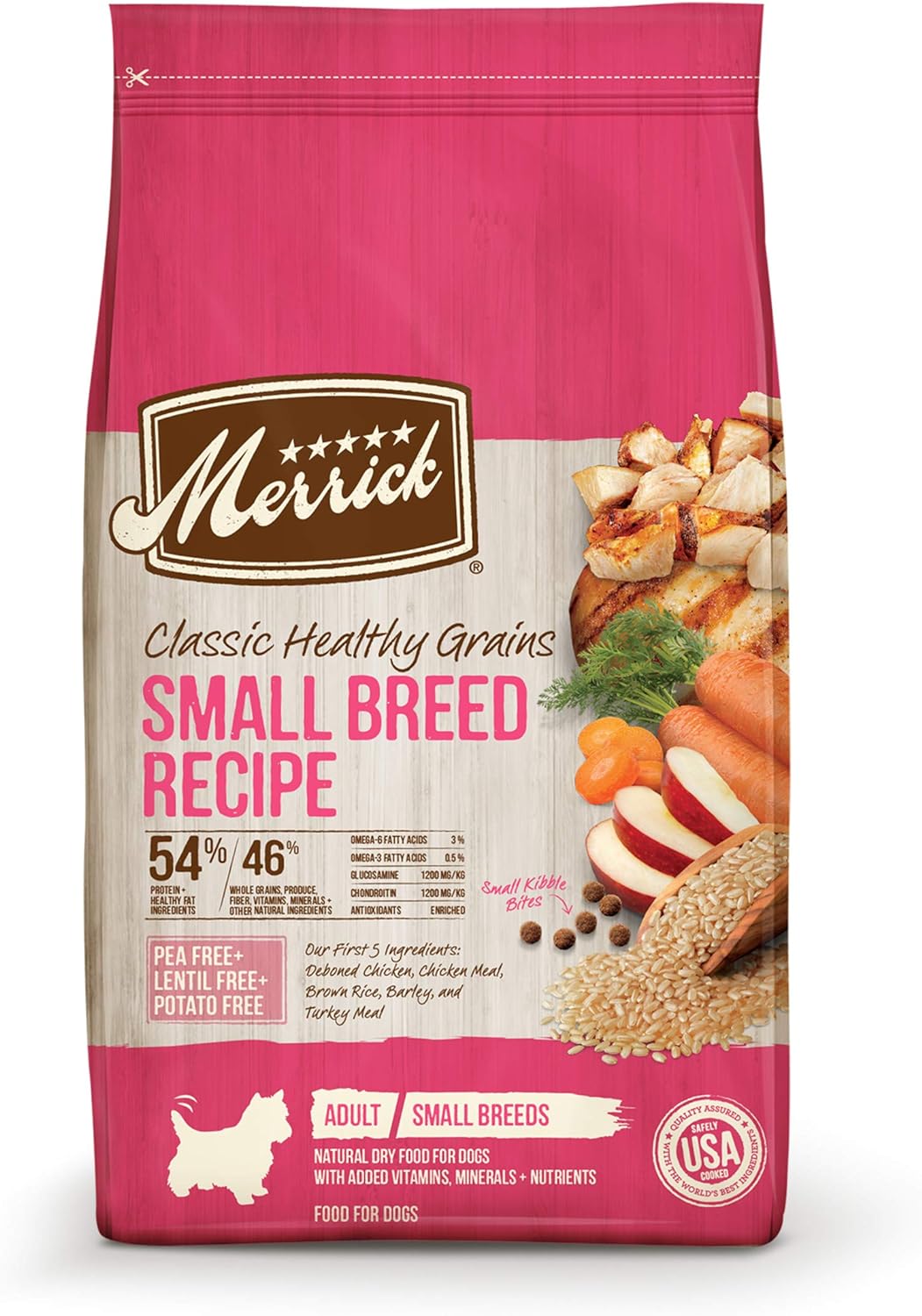 Merrick Classic Healthy Grains Dry Dog Food Small Breed Recipe - 12 Lb. Bag