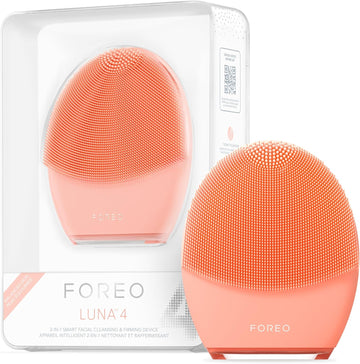 Foreo Luna 4 Facial Cleansing Brush - Firming Face Massager - Anti Aging Face Brush - Enhances Absorption Of Skin Care Products - Simple Face Care - Balanced Skin