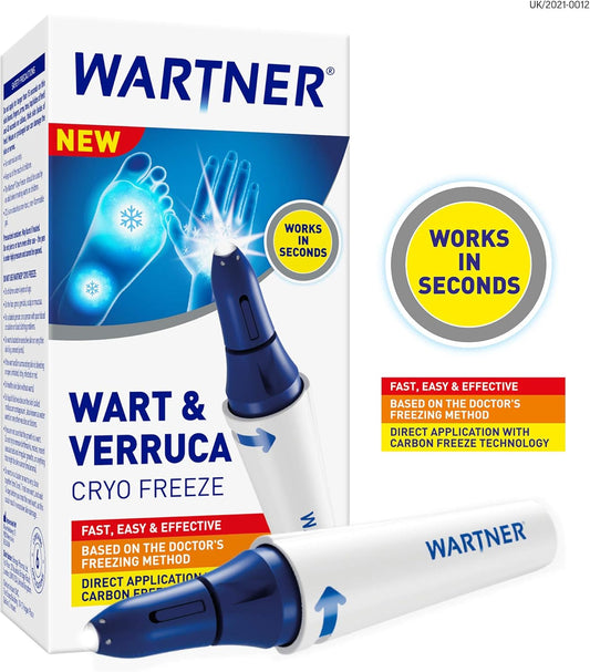 Wartner® Cryo Freeze Wart & Verruca Remover - Carbon Freeze Technology Based On The Doctor'S Freezing Methods For Fast, Easy & Effective Treatment