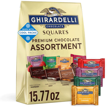 Ghirardelli Premium Assorted Chocolate Squares, 15.77 Oz Bag