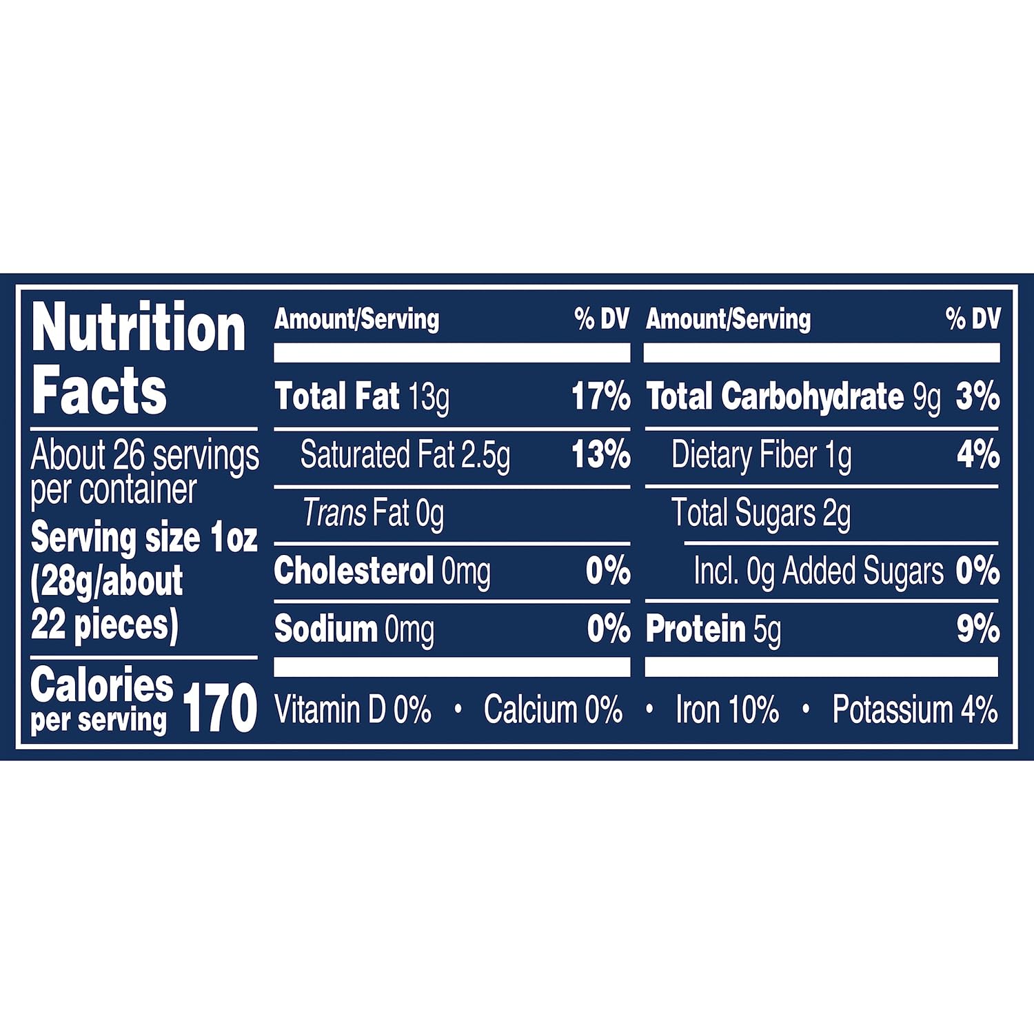 Planters Unsalted Premium Cashews, 26 Oz