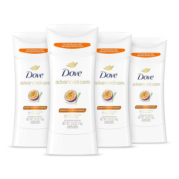 Dove Advanced Care Antiperspirant Deodorant Stick Rejuvenate 4 Count To Help Skin Barrier Repair After Shaving By Boosting Skin'S Ceramide Levels 72-Hour Odor Control For Soft Underarms 2.6 Oz