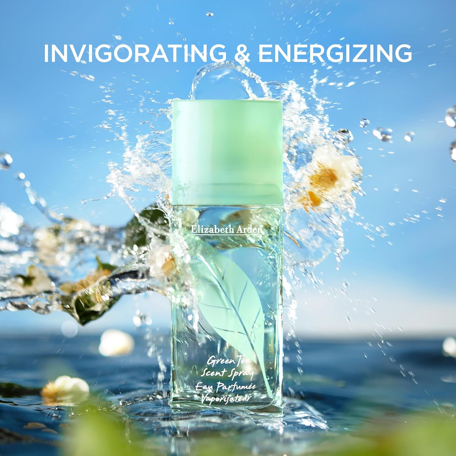 Elizabeth Arden Green Tea Women'S Perfume Fragrance, Fresh & Floral Parfum With Notes Of Bergamot, Tea And Oakmoss, Eau De Toilette, 3.3 Oz : Elizabeth Arden: Beauty & Personal Care