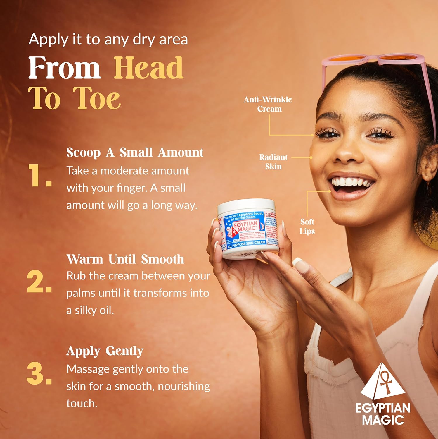 Egyptian Magic - All Purpose Face, Body, And Dry Skin Moisturizing Cream, Skin Protectant For Women & Men, Eczema Care Healing Balm, Scar Treatment, Stretch Marks, And Tattoo Aftercare, 4Oz Jar : Facial Treatment Products : Beauty & Personal Care