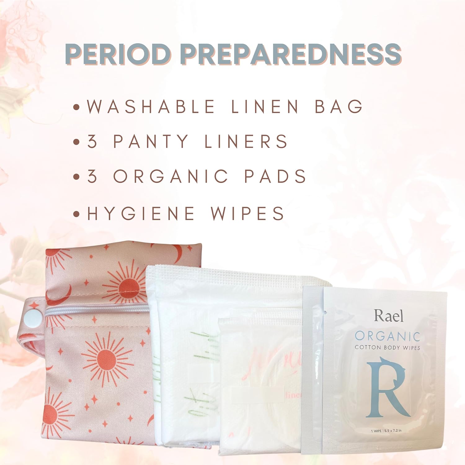 My First Period Kit by Skin to Skin | My First Period Kit for Girls | Period Kit for Girls 10-16 | Menstrual Starter Kit: Pads, Panty Liners, Cramp Relief, Period Educational Booklet : Health & Household