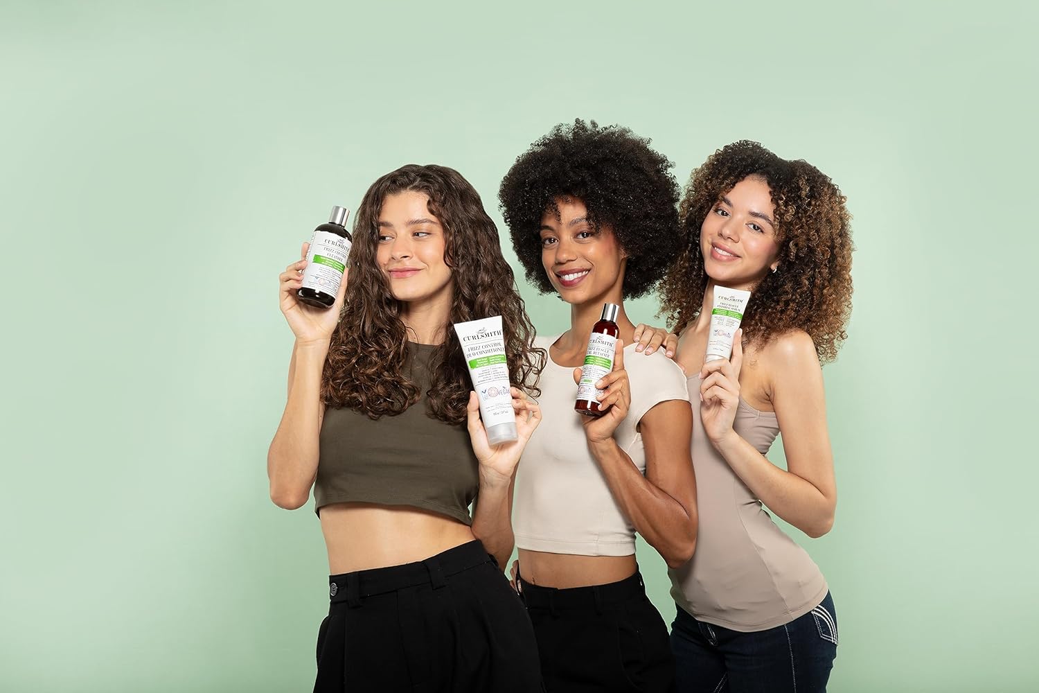Curlsmith - Frizz Rescue Finishing Serum, Oil-To-Gel Hair Serum, Tame Frizz, Add Shine, Humidity Protection, For All Curl Types, Vegan, 74Ml/2.5 Fl Oz
