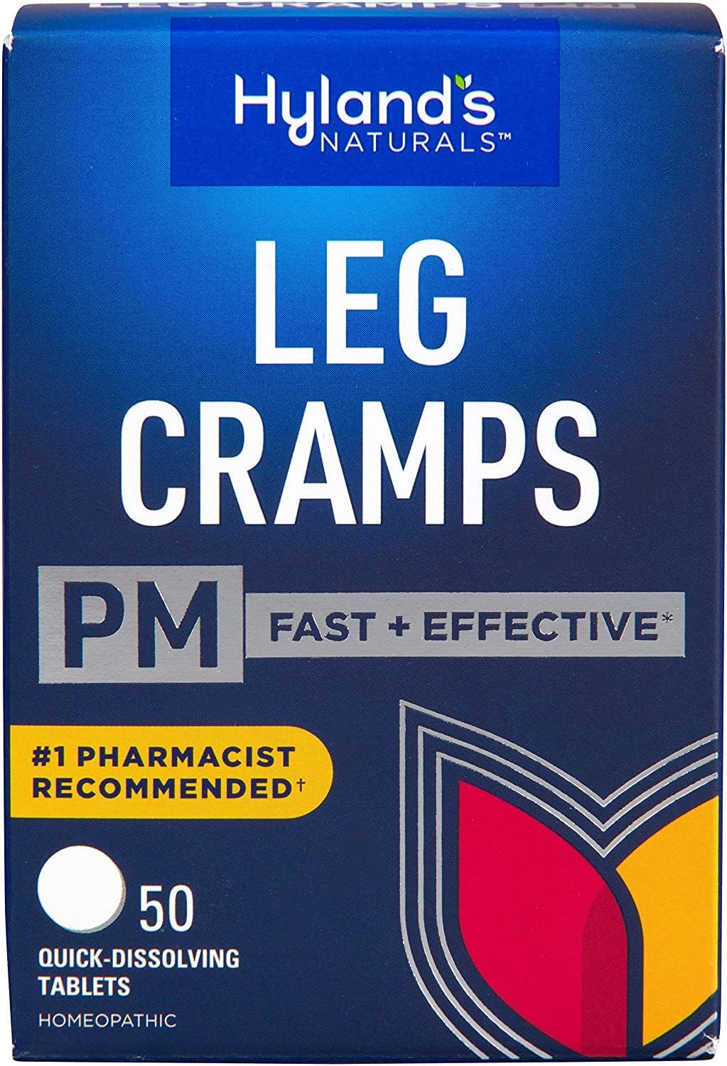 Bundle of Hyland's Leg Cramps Tablets, 100 Count + Leg Cramps PM Nighttime Formula, Natural Relief of Calf, Foot and Leg Cramps, 50 Count : Health & Household