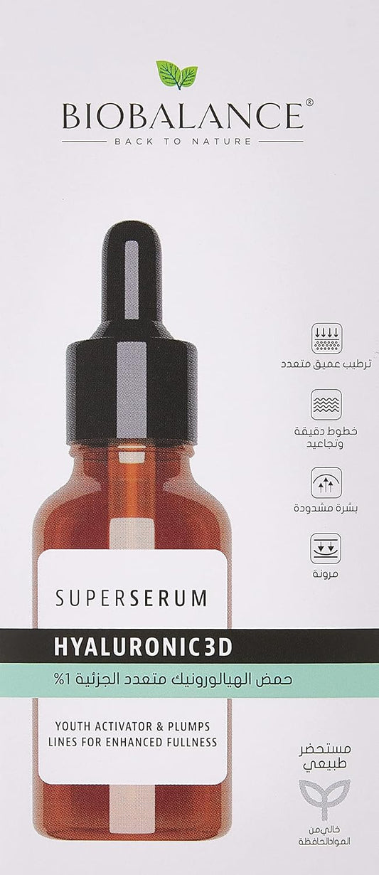 Bio Balance - Super Serum - Hyaluronic 3D (Multi Molecular Hyaluronic Acid 1%)