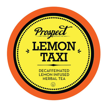 Prospect Tea Decaffeinated Lemon Taxi Herbal Tea Pods Compatible With K Cup Brewers Including 2.0, 40 Count