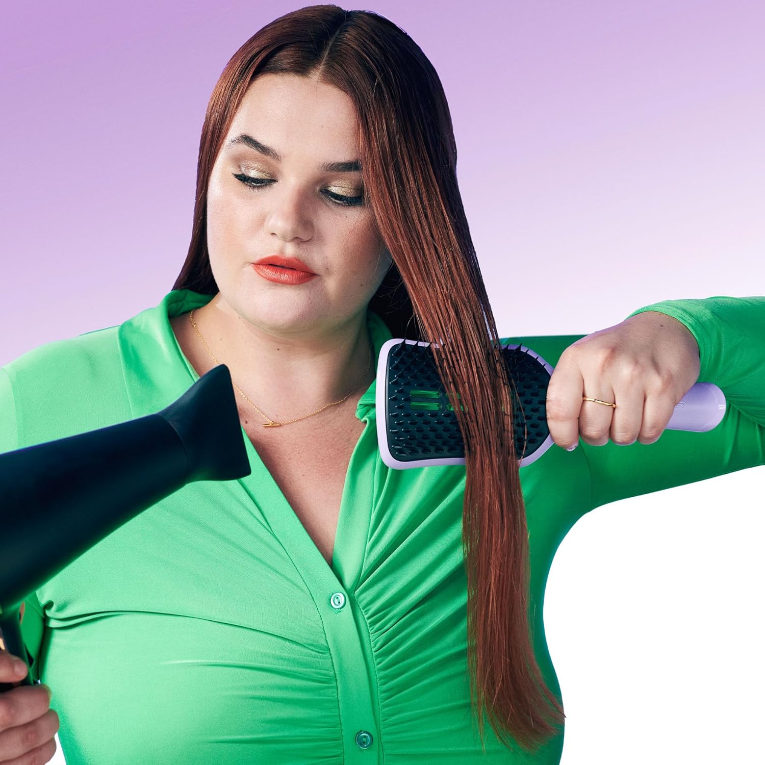 Tangle Teezer | The Ultimate Blow-Dry Hairbrush for Wet Hair | Adds Volume, Smoothness and Shine | Vented Brush Reduces Blow Dry Time | Shocking Pink : Amazon.co.uk: Beauty