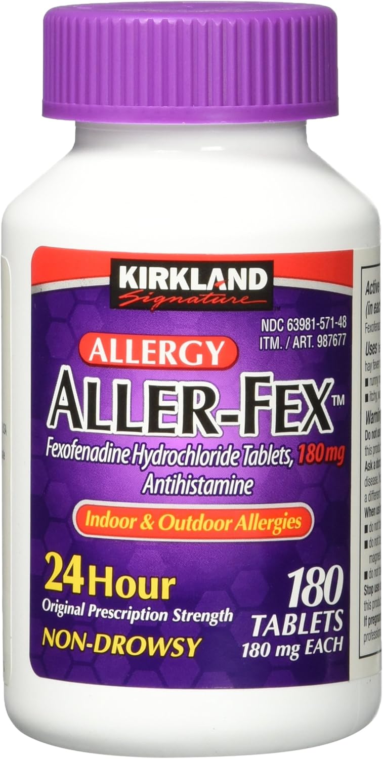 Kirkland Signature Aller-Fex Antihistamine 180 mg., 180 Tablets