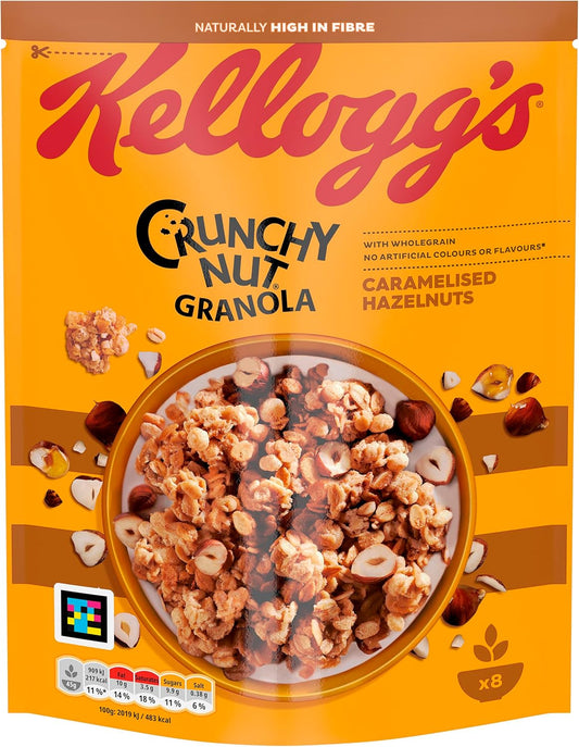 Kellogg'S Crunchy Nut Granola Caramalised Nuts 380G