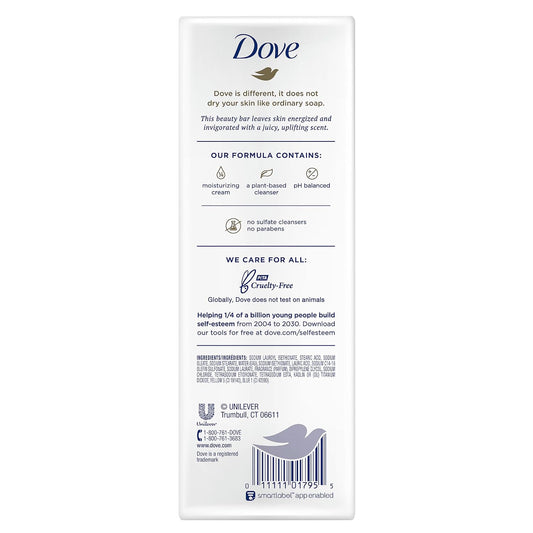 Dove Go Fresh Beauty Bar More Moisturizing Than Ordinary Bar Soap Rejuvenate Pear And Aloe Vera Scent 3.75 Oz 14 Bars