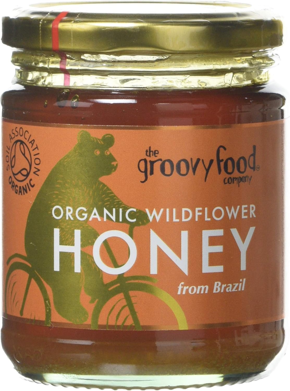 The Groovy Food Company Organic Brazilian Wildflower Honey, 340 G