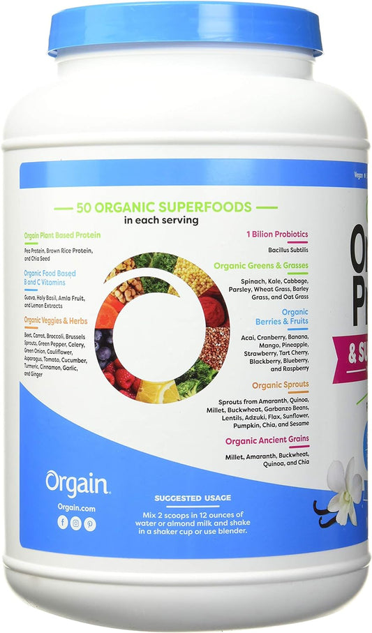 Orgain Organic Protein & Super Foods, 2.70 Lb