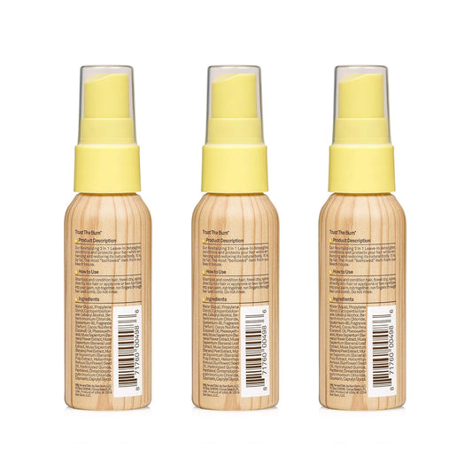 Sun Bum Revitalizing 3 In 1 Leave In Conditioner - Anti Frizz Detangler - Color Safe With Uv Protection - Enriched With Coconut Oil And Banana - 4 Oz