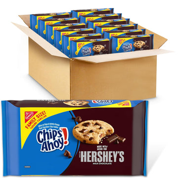 Chips Ahoy! Hershey'S Milk Chocolate Chip Cookies, Family Size, 12 - 14.48 Oz Packs