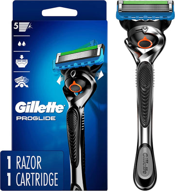 Gillette Proglide Men'S Razor Handle + 1 Blade Refill