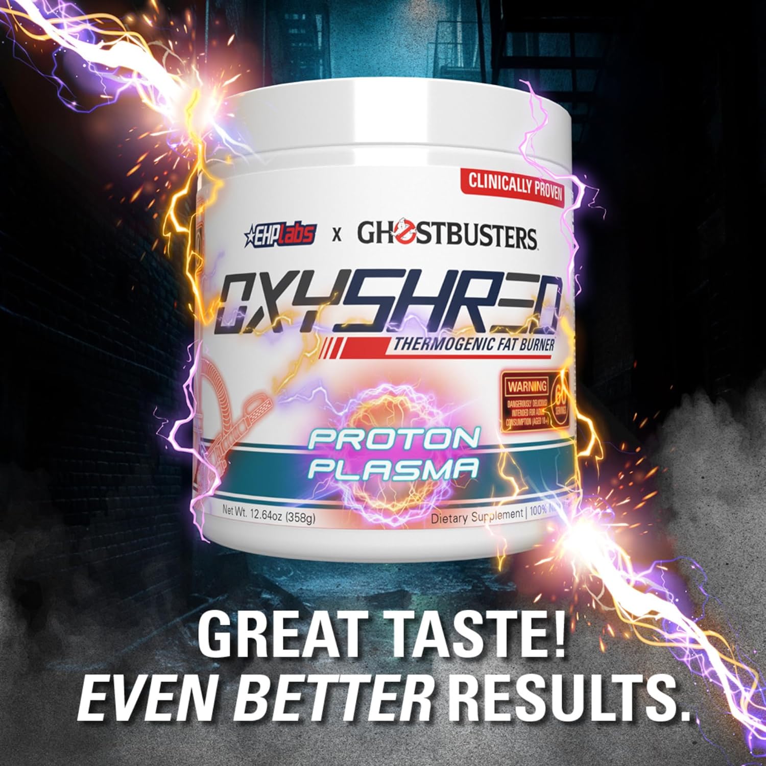 EHPlabs x Ghostbusters OxyShred Thermogenic Pre Workout Powder & Shred