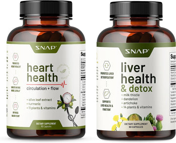 Snap Supplements Heart And Liver Health Capsules