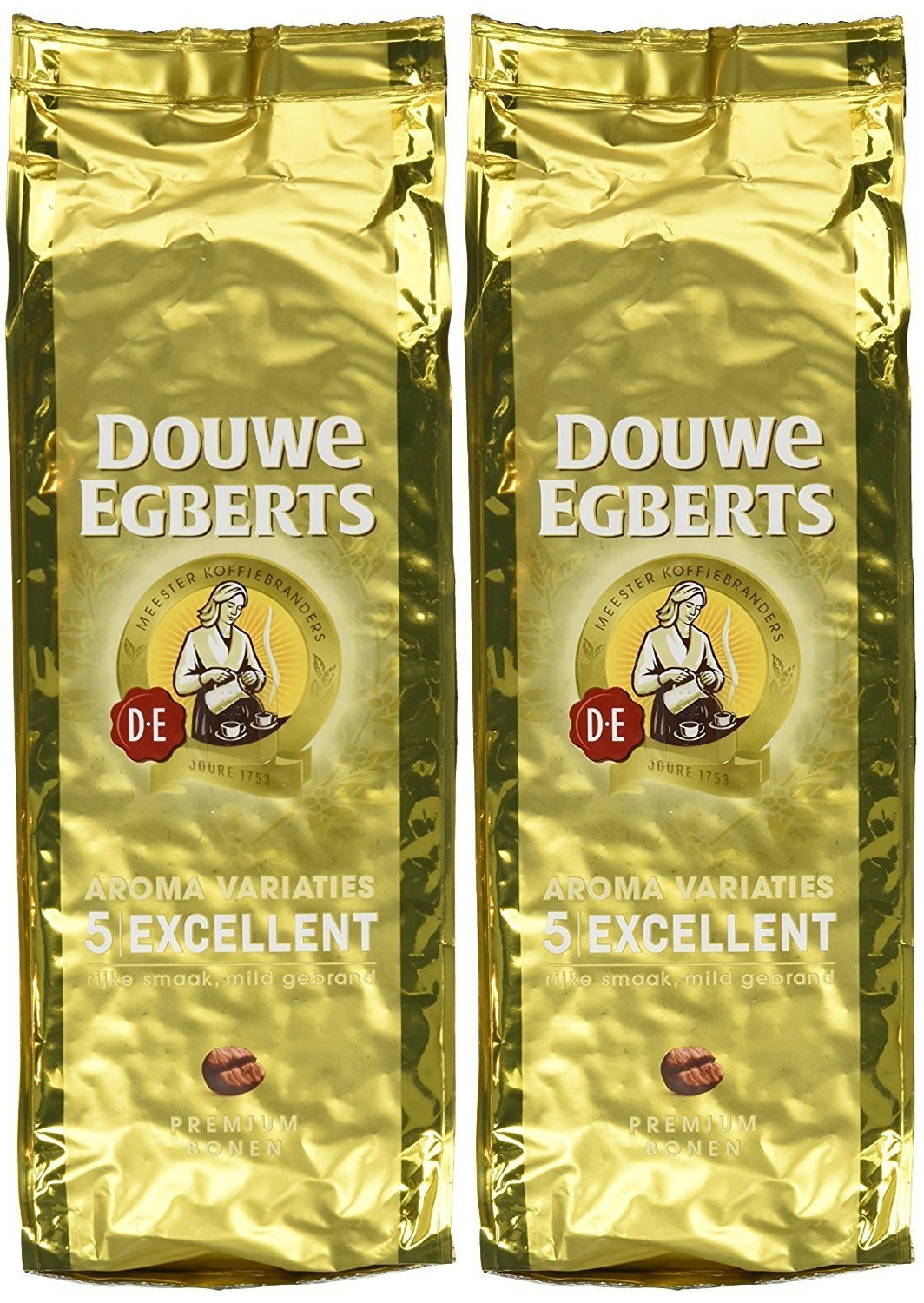Douwe Egberts Excellent Aroma Whole Bean Coffee 17.6 Oz (Pack Of 2)
