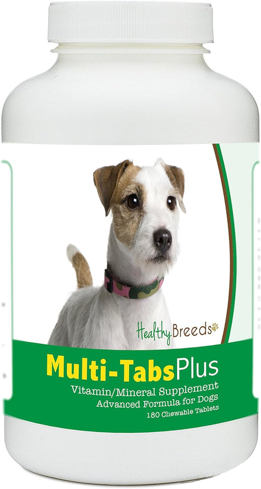 Healthy Breeds Parson Russell Terrier Multi-Tabs Plus Chewable Tablets 180 Count : Pet Supplies