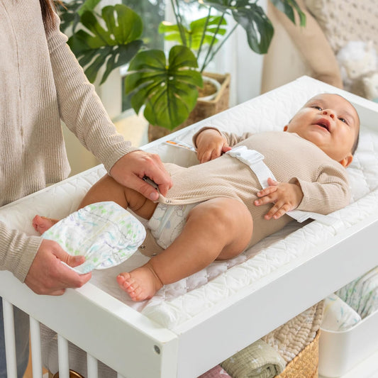 Summer By Ingenuity Contoured Changing Pad – Includes Waterproof Changing Liner And Safety Fastening Strap With Quick-Release Buckle