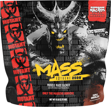 Mutant Mass | Weight Mass Gainer Protein Powder - High Calorie Protein Powder For Muscular Mass - Vanilla Ice Cream - 15 Pound