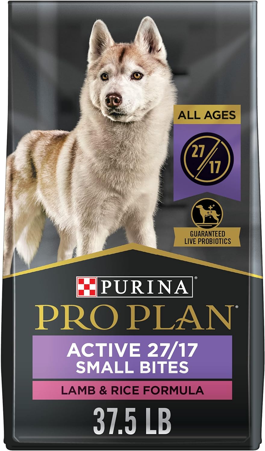 Purina Pro Plan High Protein, Small Bites Dog Food, SPORT 27/17 Lamb & Rice Formula - 37.5 lb. Bag