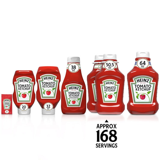 Heinz Tomato Ketchup (2 Ct Pack, 50.5 Oz Bottles)