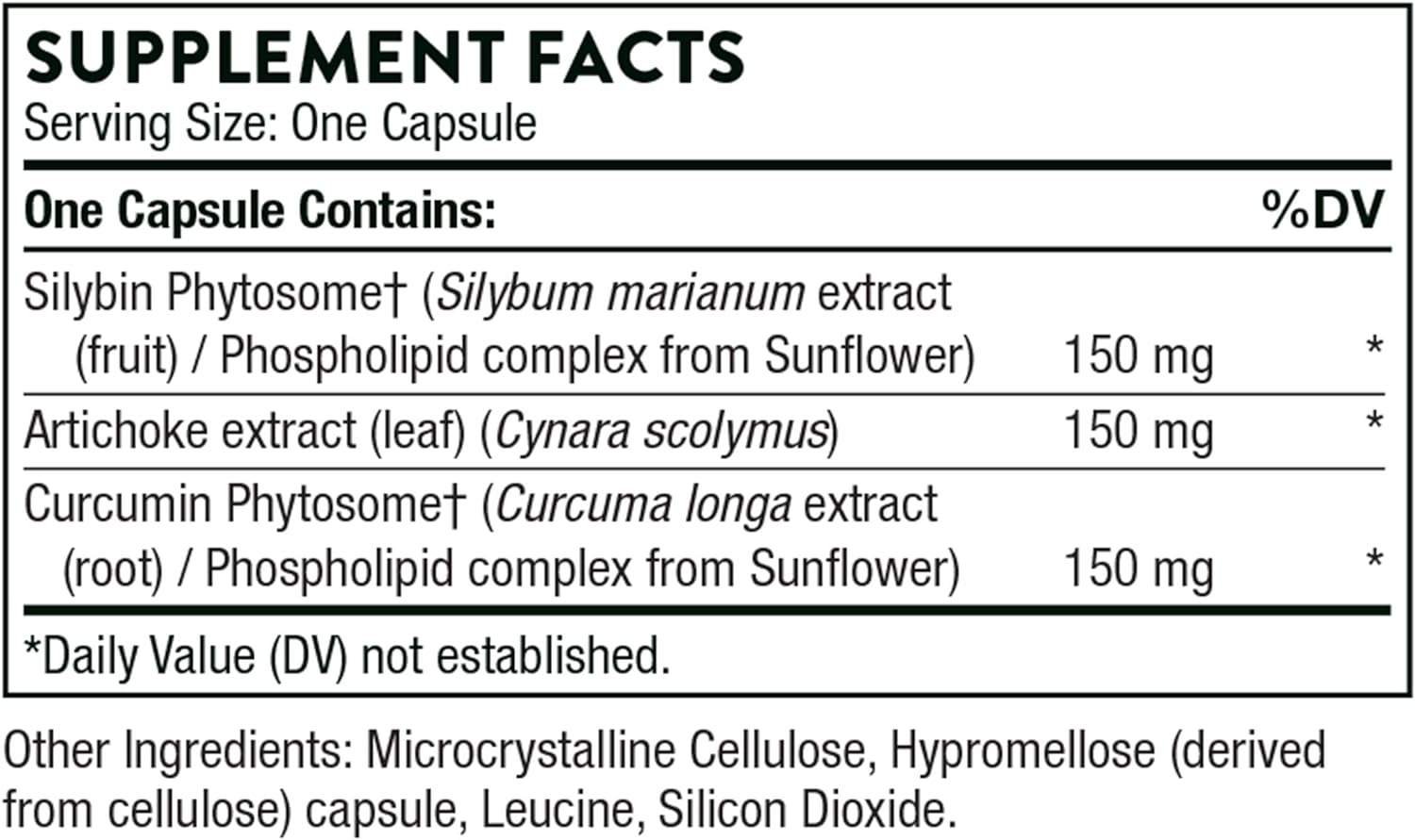 Thorne S.A.T. - Silymarin, Artichoke, and Turmeric Extracts for Liver Support - 60 Capsules