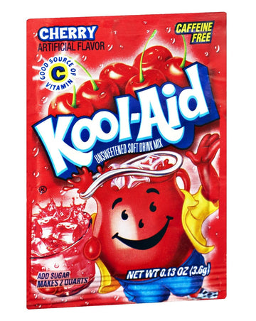 Kool-Aid Unsweetened Caffeine Free Cherry Zero Calories Powdered Drink Mix 192 Count Pitcher Packets 48 Count(Pack Of 4)