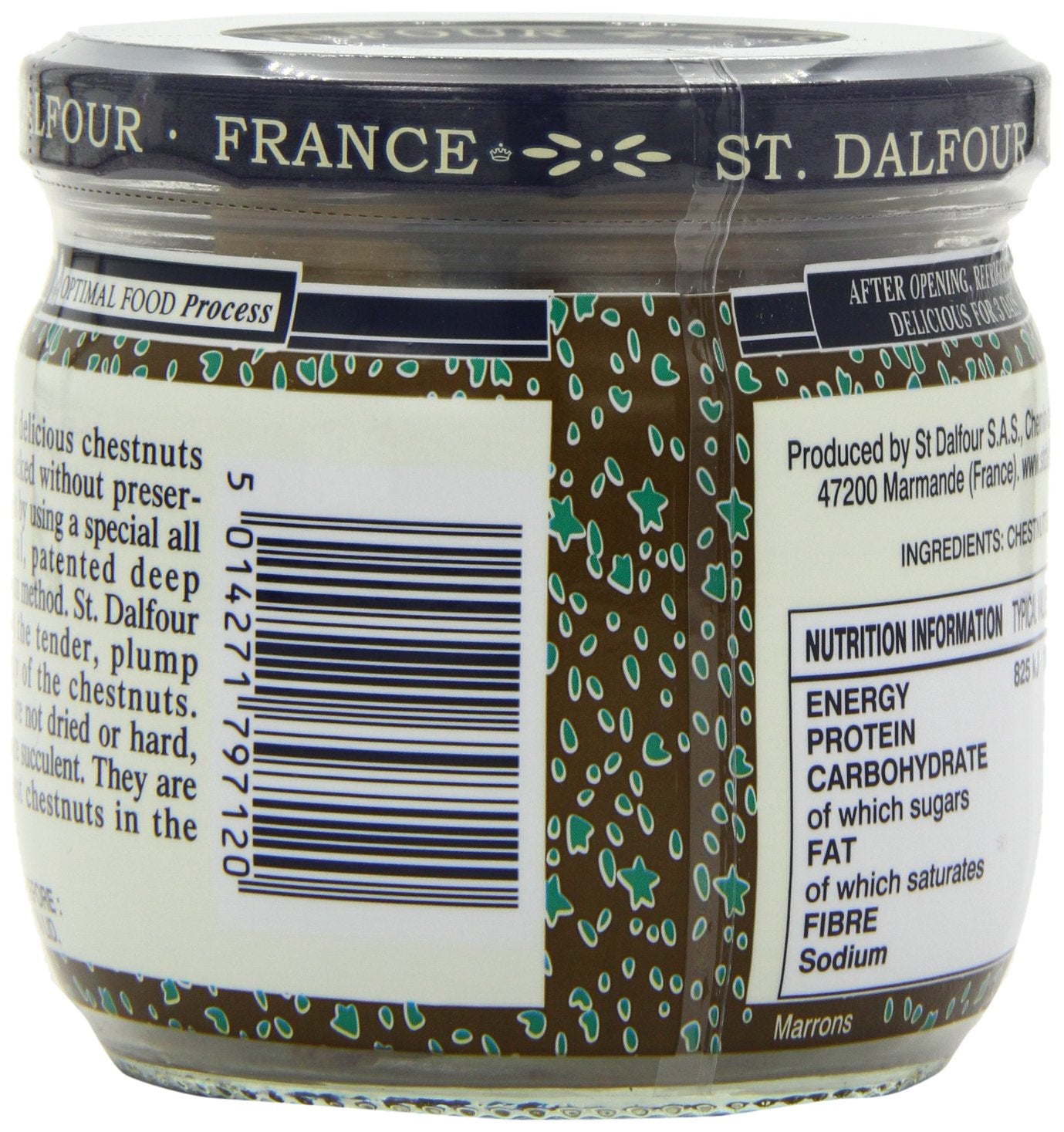 St. Dalfour - Whole Chestnuts - 200G : Grocery & Gourmet Food