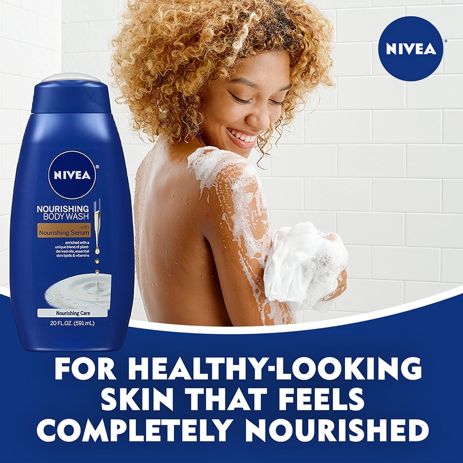 NIVEA Skin Care Set For Her, Nourishing Body Wash, Moisturizing Body Lotion, Lip Balm Stick with Shea Butter, & Multi Purpose Face, Body & Foot Cream, 4 Piece Gift Set (Pack of 6) : Beauty & Personal Care