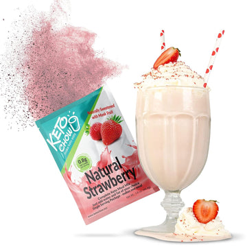 Keto Chow Natural Strawberry (Monk Fruit) - 1 Meal Pack