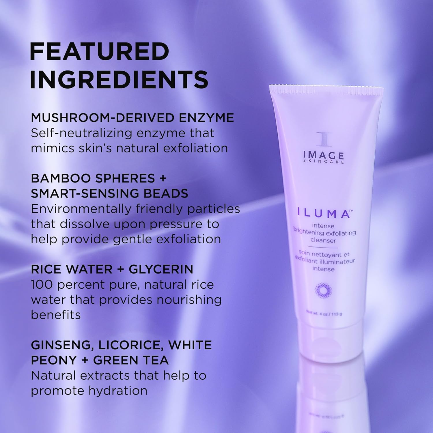 Image Skincare, Iluma Intense Brightening Cleanser, Foaming Face Wash To Exfoliate, Brighten And Boost Luminosity, 4 Oz : Beauty & Personal Care