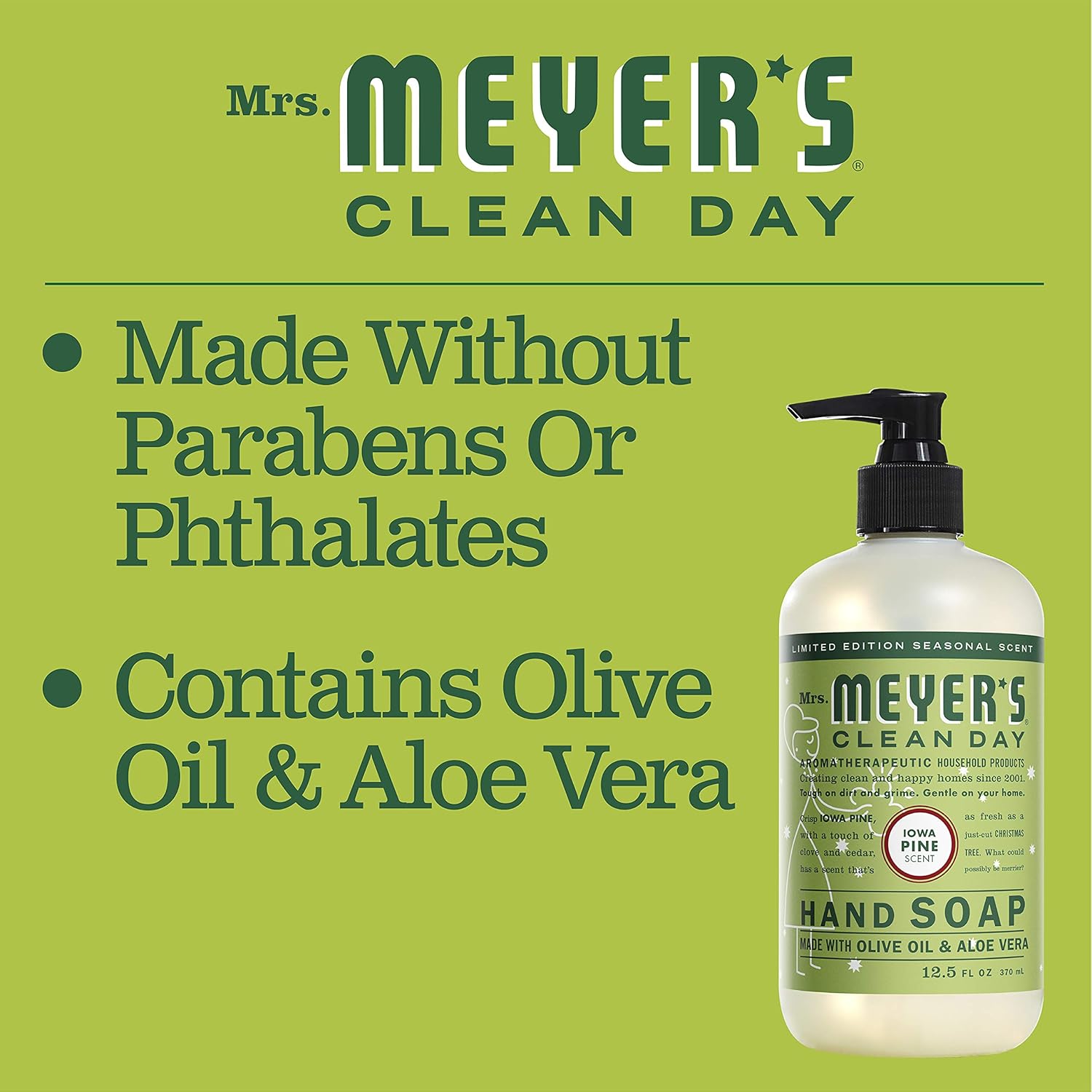 Mrs. Meyer'S Clean Day Hand Soap, Plumberry, Made With Essential Oils, 12.5 Oz : Beauty & Personal Care