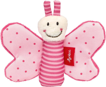 Sigikid Greifling Schmetterling, Redstars Babyspielzeug Mit Knisterfolie: Greifen, Entdecken, Spielen, Für Babys Ab Geburt, Art.-Nr. 42834, Pink-Rosa, 9X12X2 Cm : Baby