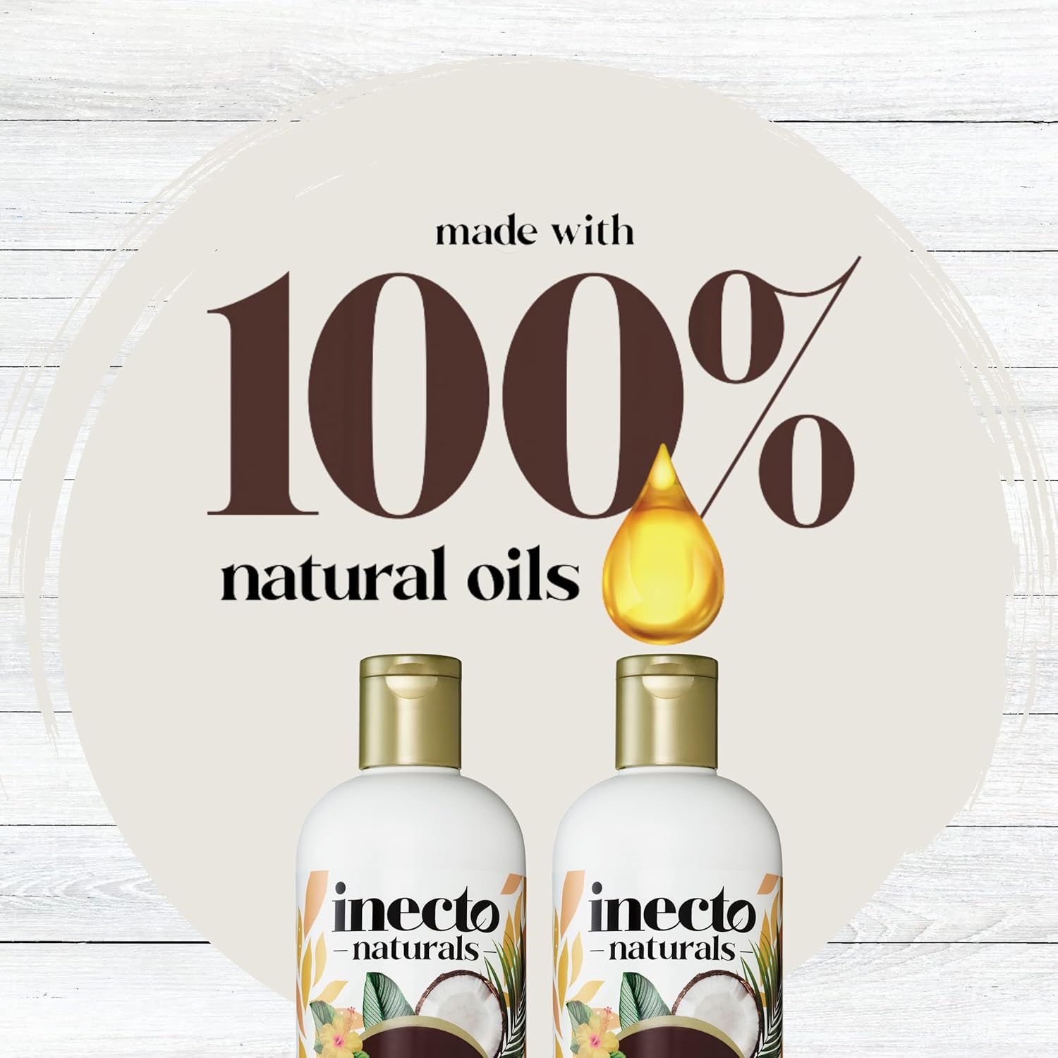 INECTO Natural Coconut Conditioner 500ml, Super-Creamy Infused with Pure Organic Coconut Oil, Silky Smooth Relief, Hydrated Hair : Amazon.co.uk: Beauty