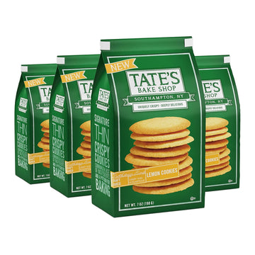 Tate'S Bake Shop Lemon Cookies, 4 - 7 Oz Bags