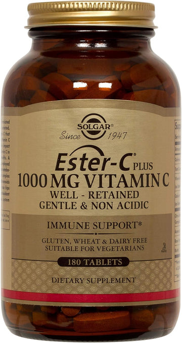 Solgar® Ester-C® Plus Effervescent - 7 X Sachets - Recharge Body And Mind - With B-Vitamins, Zinc And Magnesium - Immunity Support