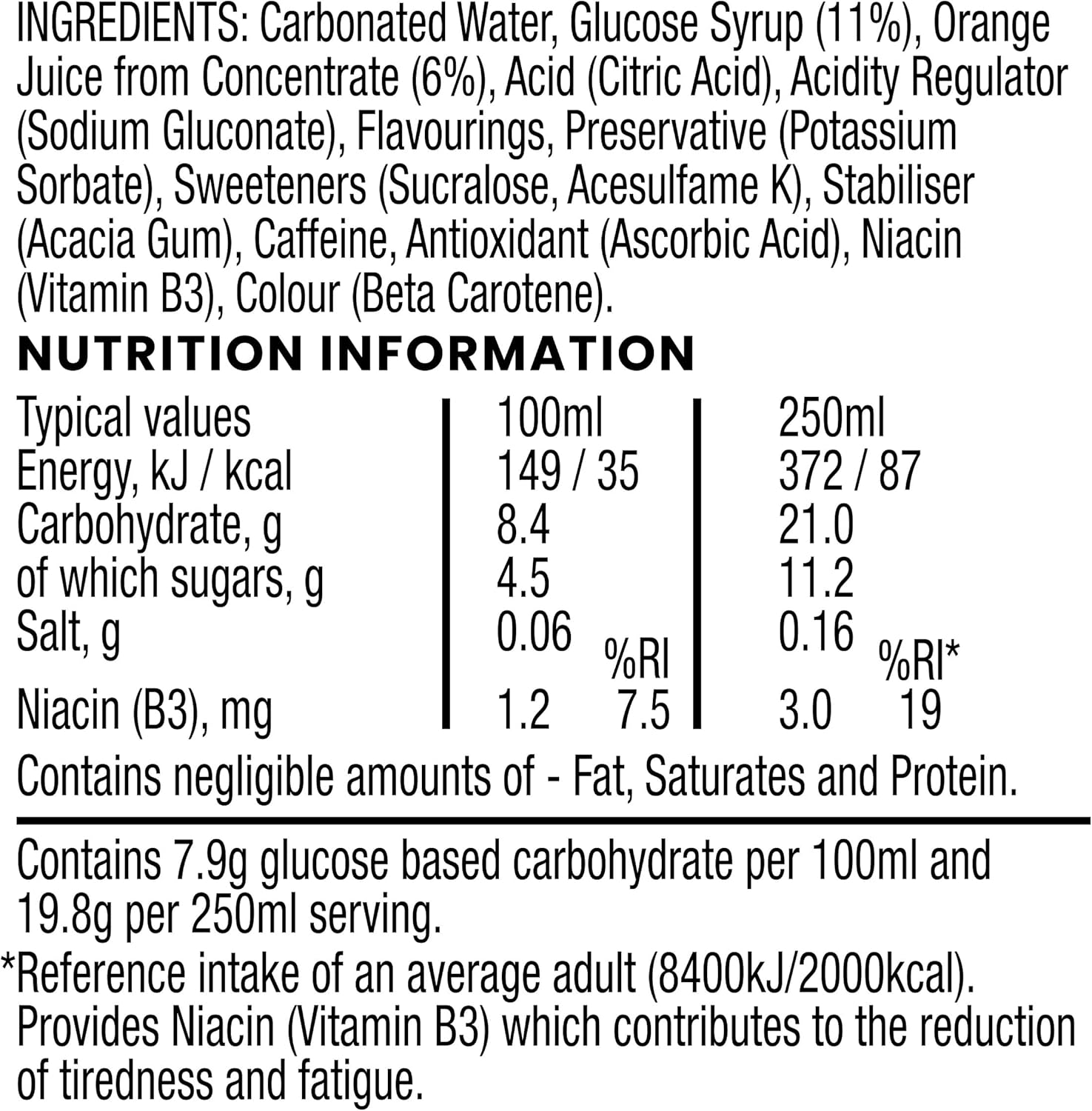 Lucozade Energy Orange 900Ml