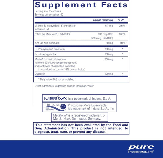 Pure Encapsulations Neuropure | Hypoallergenic Supplement With Enhanced Support For Calmness And Stress Relief | 120 Capsules