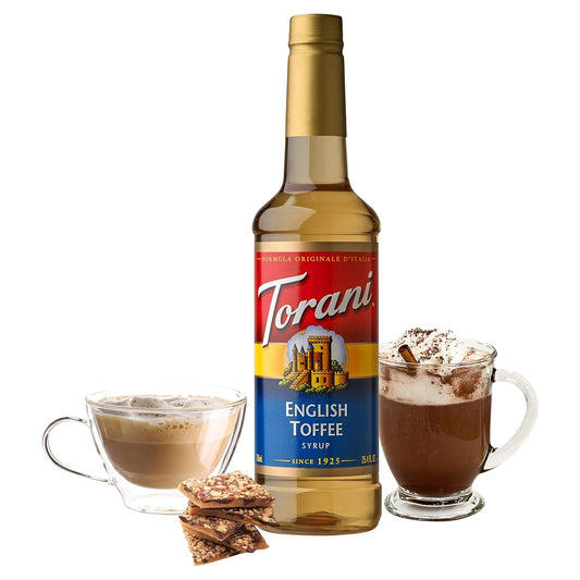 Torani Syrup, English Toffee, 25.4 Ounces (Pack Of 4)