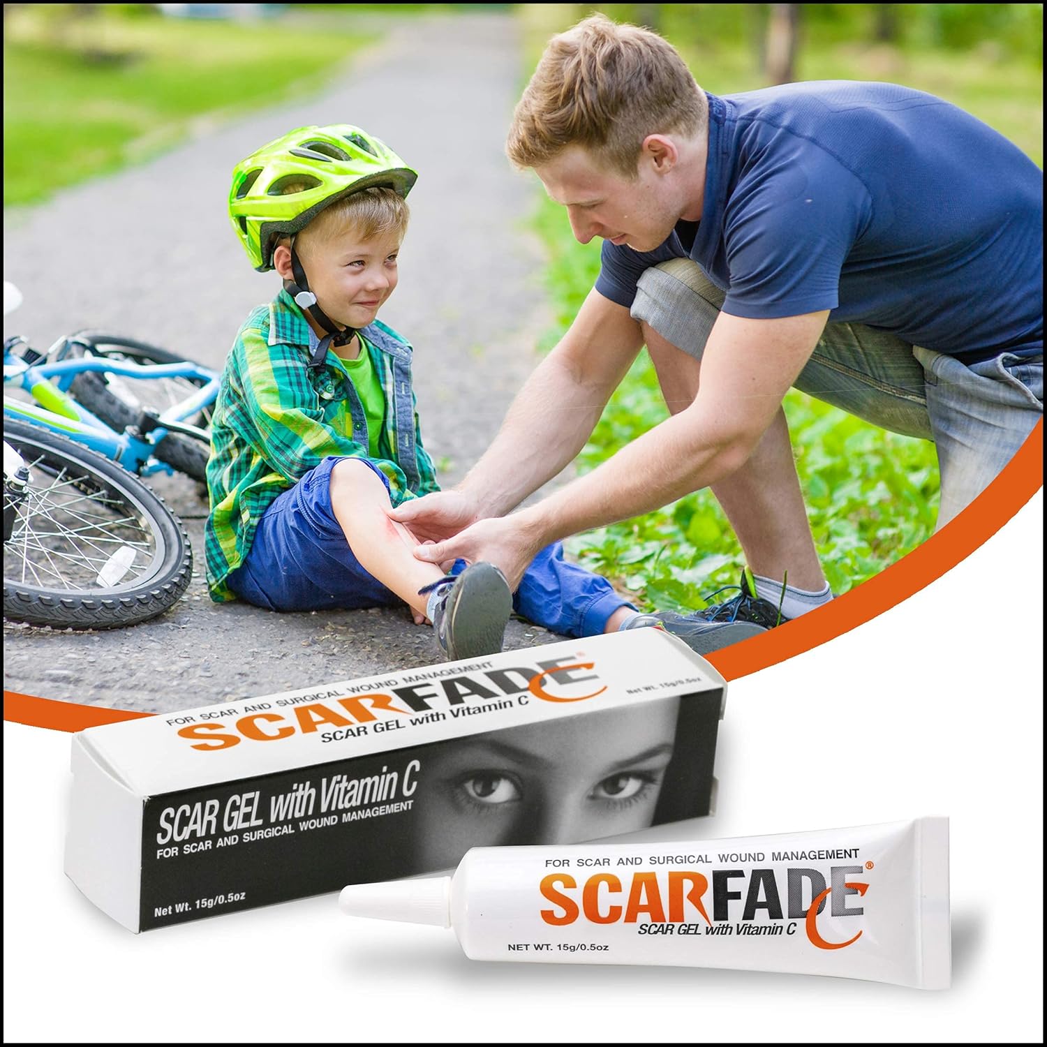 Vitamin C Scar Cream- Face & Body Scars, 0.5 Oz