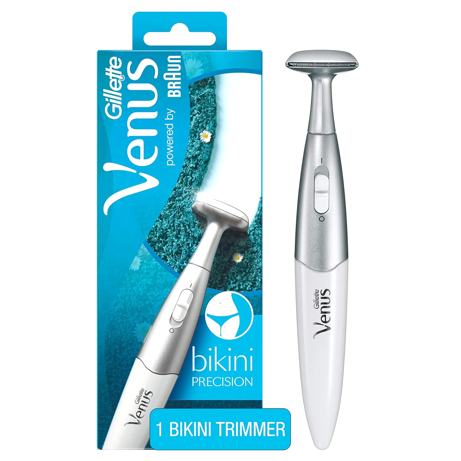 Gillette Venus Bikini Precision Women'S Trimmer + 2 Attachments For Hair Removal