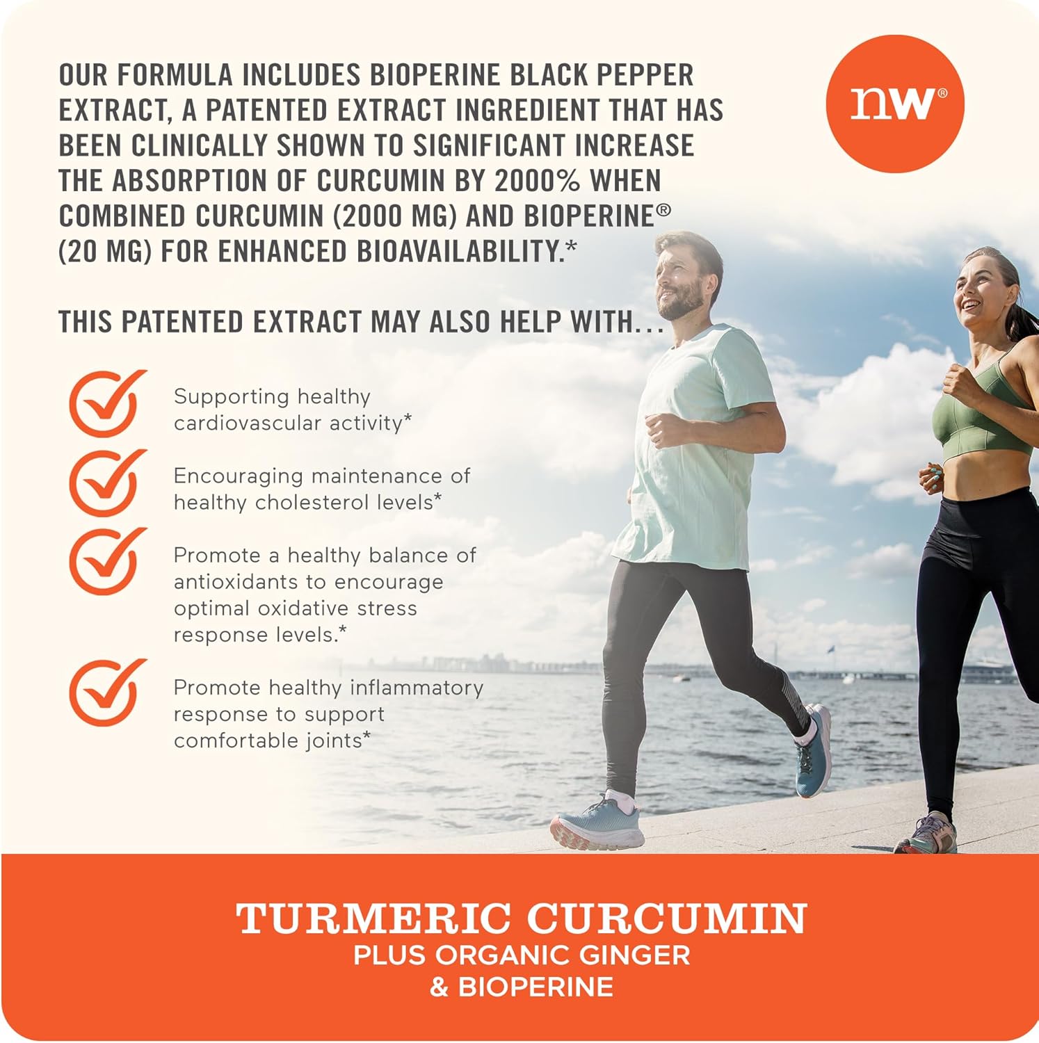 NatureWise Curcumin Turmeric 2250mg | 95% Curcuminoids & BioPerine Black Pepper Extract | Advanced Absorption for Joint Support [2 Month Supply - 180 Count] : Health & Household