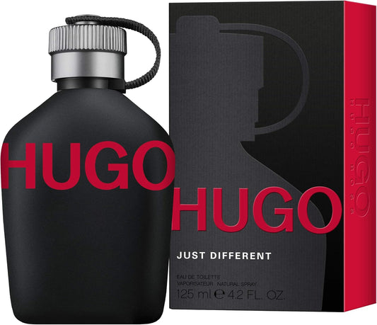 HUGO Just Different - Eau de Toilette for Him - Aromatic Fragrance with Notes of Iced Mint, Freesia, Basil, and Cashmeran - Medium Longevity - 125ml : Hugo Boss Just Different eau de toilette 125 ml va: Amazon.co.uk: Beauty